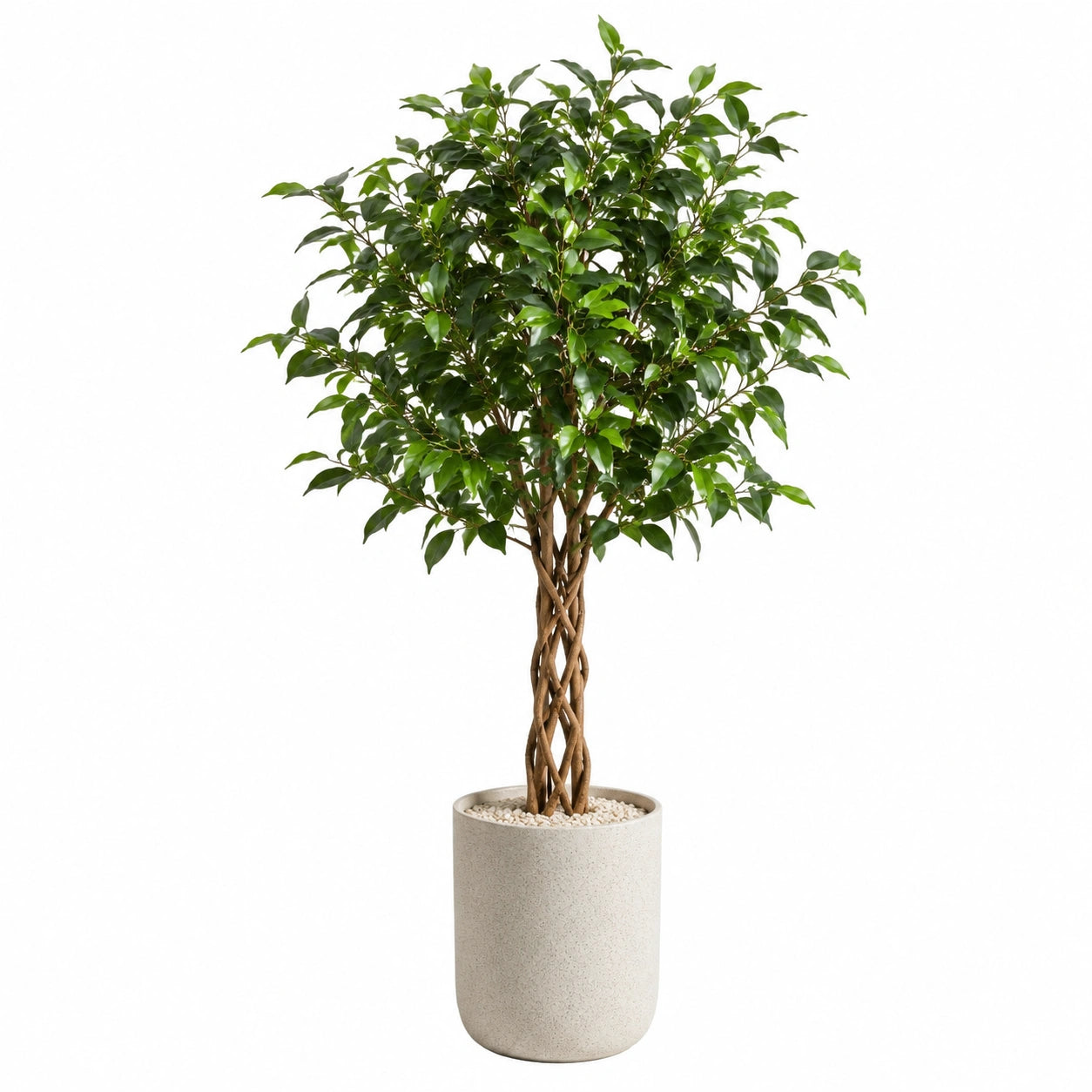 Plante artificielle ficus 180 cm vert en plastique - décoration intérieure réaliste
